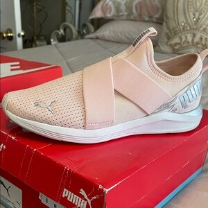 Puma Blush Pink Slip-On Sneakers